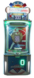 เครื่องเล่นเกมอาร์เคดแบบหยอดเหรียญ รูปทรงเบสบอลหลากสี พร้อมระบบแลกตั๋ว สำหรับเด็กและผู้ใหญ่ ใช้ในร่ม โครงสร้างโลหะและพลาสติก - Product Image 2