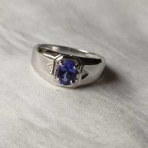 Tanzanite Sterling <b>Silver</b> <b>Ring</b> Handmade 925 Jewelry - Product Image 5