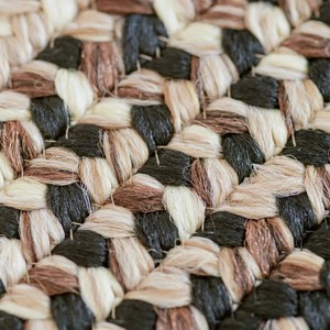 Oval Braided Jute Area <b>Rug</b> Striped Farmhouse Style Non Slip Living Room Floor Mat Thin Flat Pile Spot Clean - Product Image 4