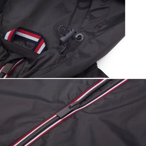 Veste coupe-vent OEM pour homme, respirante, imperméable, avec fermeture éclair, en tricot, avec couleurs et logo personnalisés pour l'automne-hiver - Product Image 3