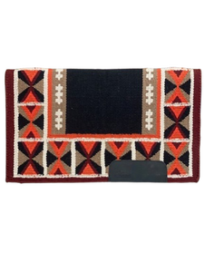 Couverture de selle western personnalisée en laine, tapis de selle pour cheval, robuste, pour le rodéo, vente en gros, export, fabricant - Product Image 3