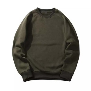 Sudadera de Cuello Redondo para Hombre de Alta Calidad al por Mayor, 50% Algodón, 50% Felpa, Color Gris Jaspeado, Ropa Deportiva, Sudaderas Básicas de Invierno - Product Image 4