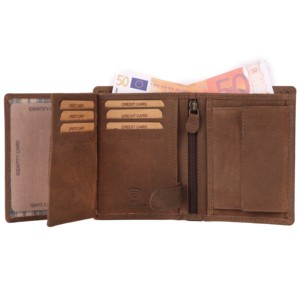 Wholesale Supply Minimalist Leather <b>Wallet</b> for Men with <b>RFID</b> Protection Compact Size and Smooth Finish Available For Sale - Product Image 4