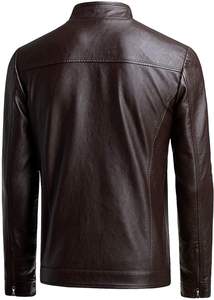 Veste en cuir de haute qualité pour hommes, très élégante et stylée - Product Image 2