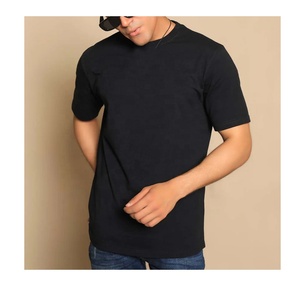 New Regular Fit <b>Longline</b> <b>T</b>-<b>Shirt</b> <b>Men</b> 100% Cotton Muscle Gym Tee Longer Drop Curved Hem Quick Dry Breathable O-Neck Short Sleeve - Product Image 3
