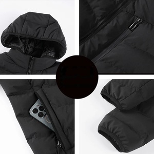 Oversized Best Selling Unisex Hooded <b>Puffer</b> <b>Jacket</b> 100% Nylon Stand Front Streetwear Style Latest Design <b>Cheap</b> Price Wholesale - Product Image 3