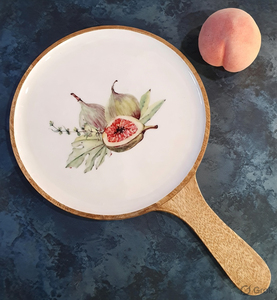 Plateau en bois émaillé imprimé, design NewlyMade, plateau en bois, plateau émaillé, plateau imprimé, au meilleur prix de gros - Product Image 1