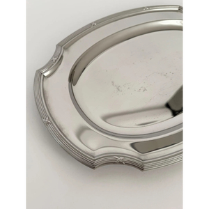 Luxury Stainless Steel Serving Trays Platter <b>Shiny</b> Polished Table <b>Top</b> Decorative Galvanized Metal for Hotel Decoration and Gift - Product Image 4