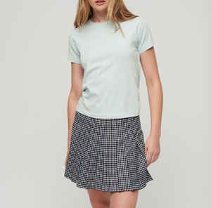 Camiseta de algodón 100% lisa personalizada de nuevo estilo, la más vendida, para mujer, manga corta, cuello redondo, talla grande. - Product Image 1