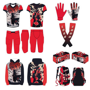 Top Quality Sports Wear Customized American Football Uniform Hot Selling American Football Uniform Made In Pakistan - Product Image 1