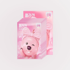 มาส์กหน้าคอลลาเจนเกาหลี Janmang Loopy Reply Me Collagen Facial Fit Mask 5 แผ่น มาส์กหน้าแผ่น แผ่นมาส์กหน้า เกาหลี - Product Image 5