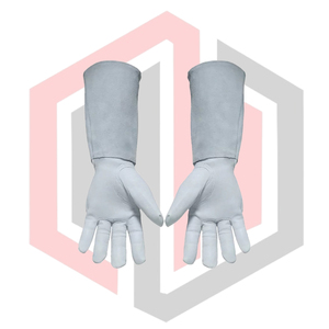 ถุงมือเชื่อมทนความร้อนโพลีเอสเตอร์/ไนไตรล์ หนา 11 ออนซ์  ใส่สบาย สำหรับงานเชื่อม TIG MIG  ป้องกันการลื่น ป้องกันการบาด - Product Image 5