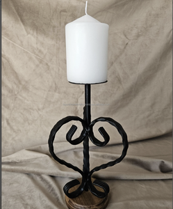 เชิงเทียนคริสต์มาสทรงหยดน้ำสีเงินสไตล์โมเดิร์นหรูหรา ทำจากเหล็ก งานฝีมือตกแต่งบ้าน ผลิตในอินเดีย - Product Image 5