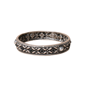 Personnalisation possible pour les charmantes filles antiques en pierre de rubis oxydé clouté bracelets à usage quotidien à un prix abordable - Product Image 1