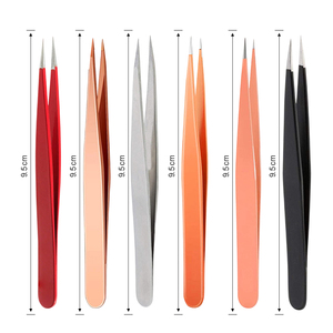 Pinzas para Cejas Puntiagudas para Dar Forma a las Cejas, Acero Inoxidable con Recubrimiento de Color, Pinzas para Cejas con Punta Puntiaguda Coloridas al por Mayor, Proveedor ODM - Product Image 3