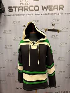 High Quality Cotton Terry Oversize Hoodie Streetwear Thick Fleece Drop Shoulder Plain Blank Custom <b>Men</b> Hoodies - Product Image 3