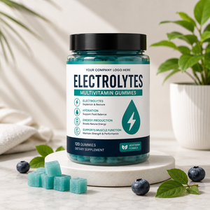 Electrolyte Multivitamin Herbal Health Natural Energy-Providing <b>Gummy</b> <b>Candy</b> 60 Count Adult Supplement Certified Custom Brand OEM - Product Image 3