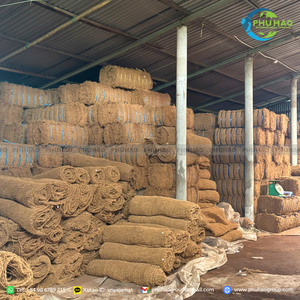 Malla de fibra de coco natural para la prevención de erosión en pendientes y el apoyo al desarrollo de raíces de plantas en proyectos ecológicos - Product Image 5