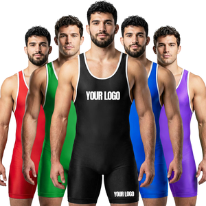 Wholesale Oem Top Selling Low Cut Custom Digital Print 5Xl <b>Wrestling</b> <b>Singlet</b> for Man Woman Digital Printing Polyester Customized - Product Image 3