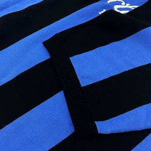 Camiseta Polo a Rayas de Manga Corta para Hombre, Personalizada al por Mayor, en Colores Contrastantes - Product Image 6