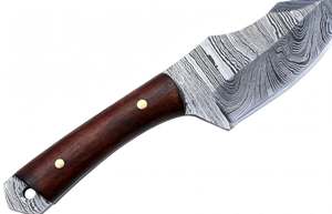 Herramienta de Corte para Exteriores de Acero de Damasco Forjado a Mano Personalizada al por Mayor con Mango de Madera de Palisandro - Product Image 6