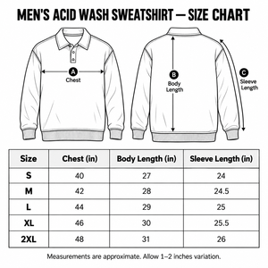 Sweat-shirt pour homme à col, en polaire épaisse, délavé à l'acide violet, respirant, confortable, à manches longues, décontracté, pour l'hiver - Product Image 6