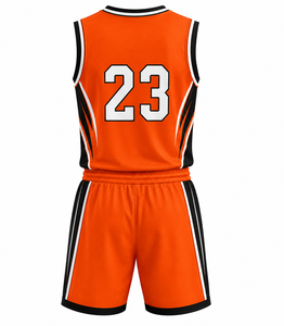 Conjunto de Uniforme de Baloncesto Sublimado Personalizado, Uniforme de Baloncesto Masculino Transpirable de Secado Rápido, Ropa de Equipo, Kit de Entrenamiento, OEM, ODM, Deportes - Product Image 2