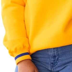 Sweat-shirt universitaire unisexe Sigma Gamma Rho Gold Legacy, style streetwear décontracté, col rond, pour sororité grecque - Product Image 5