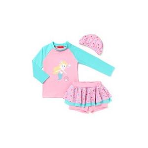 Maillot de bain coréen OZKIZ pour filles de 2 à 7 ans – Vente en gros – Protection solaire tendance motif princesse et dessin animé - Product Image 1