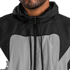 Nylon Windbreaker Tracksuit Color Block Zip up <b>Track</b> <b>Jackets</b> Sports Tracksuit <b>for</b> <b>Men</b> - Product Image 5
