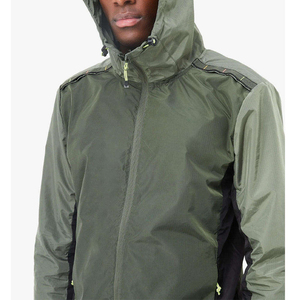Ensemble de survêtement coupe-vent personnalisé de haute qualité avec logo, pour hommes, grande taille, en nylon - Product Image 6
