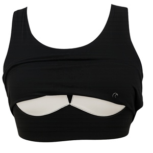 Original Wholesales Black regular tank top Solid Scoop neck sleeveless no sleeves sleeves Knitted cotton Sleeveless ladies top - Product Image 3