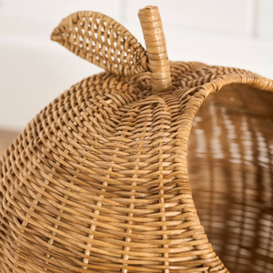 Cesta Organizadora de Juguetes para Niños, Hecha a Mano, en Forma de Calabaza, Redonda, Tejida a Mano, de Mimbre Natural, para Habitación Infantil, Venta al por Mayor - Product Image 2