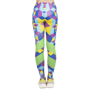 ชุดออกกำลังกายโยคะสำหรับผู้หญิง ผ้าลายพราง กางเกงเลกกิ้งเอวสูง ยืดได้สี่ทิศทาง ลายพิมพ์ - Product Image 6