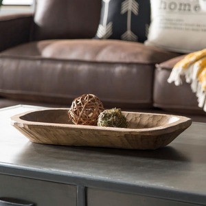 Decorative Handmade Wooden Decorative Bowl Bohemian Style Home <b>Decor</b> Item for Tabletop Display for Home Decoration - Product Image 5