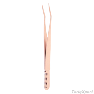 Hot Selling Private Label Stainless Steel Eyebrow Tweezers with Fiber Tip and <b>Comb</b>-Eyelash Tools for <b>Lash</b> Extensions - Product Image 2
