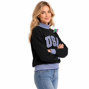 เสื้อสเวตเชิ้ตคอเต่าทรงโอเวอร์ไซส์แบบสั่งทำ OEM ODM ผ้าฝ้ายฟลีซ 100% สตรีทแวร์ เป็นมิตรกับสิ่งแวดล้อม ป้องกันการเป็นขุย เหมาะสำหรับฤดูใบไม้ร่วง ฤดูหนาว และฤดูใบไม้ผลิ - Product Image 2
