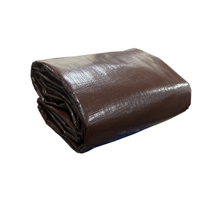 Lona Marrón de Peso Medio, Ecológica, Anti-UV, Impermeable, para Uso en Exteriores, Tejido Liso de Polietileno para Construcción y Agricultura - Product Image 2