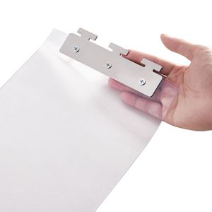 Tenda a Strisce in PVC Trasparente 213 cm Altezza x 97 cm Larghezza, Spessore 2 mm, 6 Pezzi, Strisce per Porte Industriali, Tende in Plastica per Porte Congelatore - Product Image 2