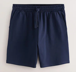 Pantalones Cortos de Verano para Hombre, Bermudas Negras Sólidas, Cintura Elástica, Secado Rápido, Ropa Casual, Pantalones Cortos de Poliéster Tejido de Tiro Medio - Product Image 5