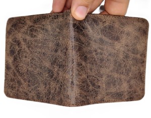 Tarjeteros de Alta Calidad para Hombre, con Protección RFID, Forro de Seda, Cuero Genuino, Cortos, Elegantes, Fabricados en Fábrica OEM, Plegables y Modernos - Product Image 6