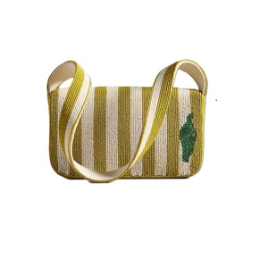 Bolso de mano bordado con cuentas de moda y detalles de perlas, bolso de mano bordado con cuentas de primera calidad para un look nupcial - Product Image 1