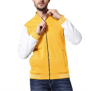 Custom Embroidered Eco-Friendly Breathable <b>Varsity</b> <b>Bomber</b> <b>Jacket</b> <b>Men</b> Women Letterman Baseball Oversized Streetwear College Team - Product Image 3