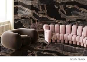 กระเบื้องพอร์ซเลนสีดำเงาสูง ขนาด 600x1200 มม. ลายไม้ - Product Image 1