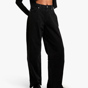 ผู้ผลิตขายส่งกางเกงยีนส์เดนิมผู้หญิงทรงคาร์โก้ คุณภาพสูง พร้อมป้ายกำกับแบบกำหนดเอง - Product Image 4