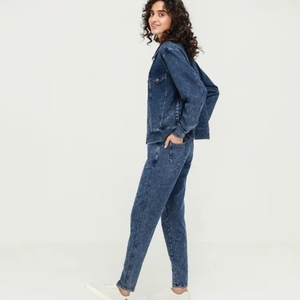 Denim <b>pants</b> for girls and women's American Style Retro women's Autumn Washed Loose Casual Straight-fit <b>pants</b> for girls in 2026 - Product Image 3