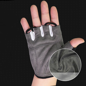 <b>Half</b> Finger Cycling Gloves for Gym and Outdoor Sports Padded Anti <b>Slip</b> Palm Breathable Back Cycling Gloves for Men - Product Image 4