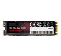 SSD Internal Mintech 500GB-750GB PCIe Gen3 3D NAND NVMe M.2 untuk Desktop dengan Kecepatan Baca 501-600MB/s, Kecepatan Tulis 401-500MB/s, 7200 RPM