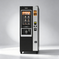 Distributeur automatique de café haute performance TCN, machine à expresso entièrement automatique avec café fraîchement moulu pour les entreprises