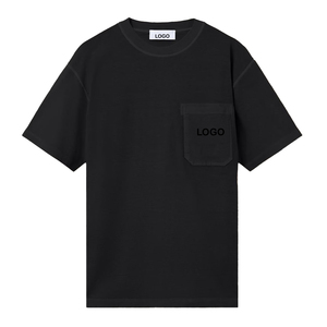 เสื้อยืดอินเทรนด์สำหรับผู้ชายเสื้อยืดผ้าฝ้ายออร์แกนิกทรงสลิมฟิตเสื้อยืดแฟชั่นแนวสตรีทย้อมสีสำหรับผู้ชาย - Product Image 1